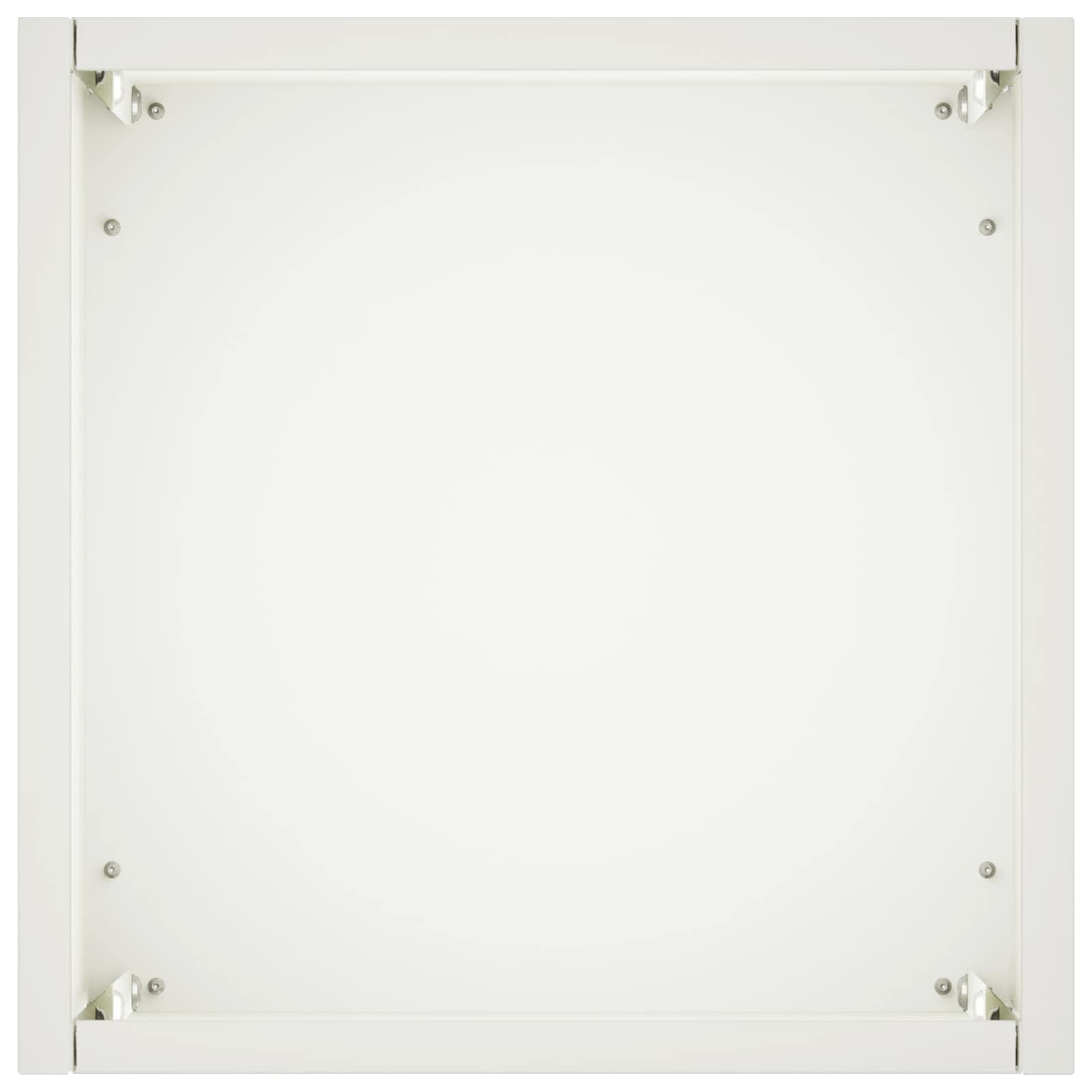vidaXL Doniczka ogrodowa 2 szt. Biały 20 x 20 x 50 cm Stal zimnogięta