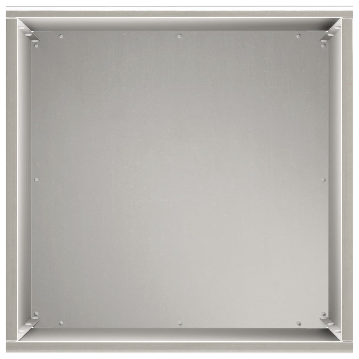vidaXL Doniczka ogrodowa srebrny 30 x 30 x 40 cm Stal nierdzewna