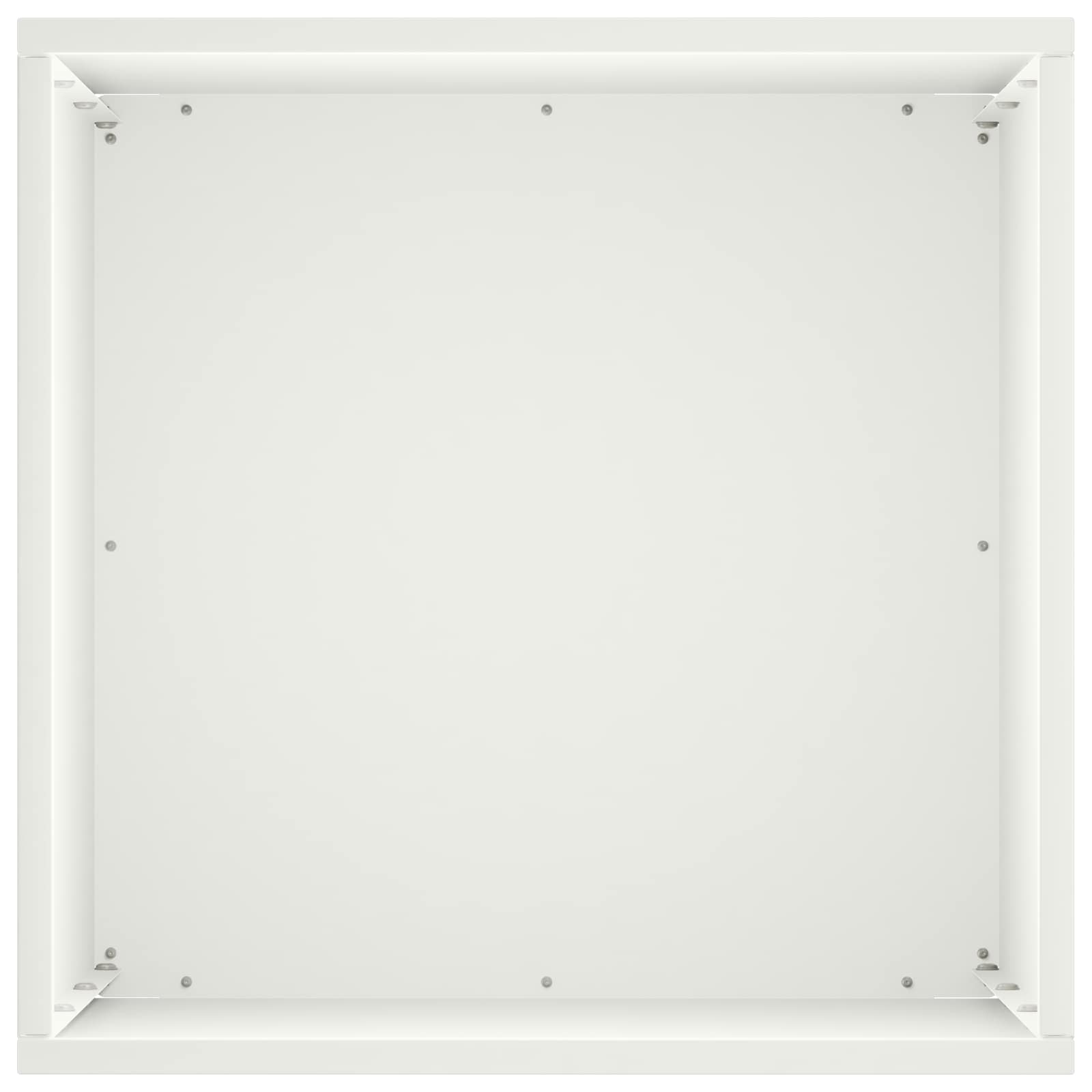 vidaXL Doniczka ogrodowa Biały 30 x 30 x 50 cm Stal zimnogięta