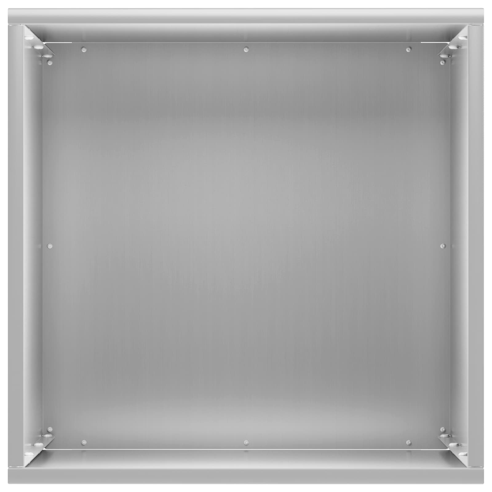 vidaXL Doniczka ogrodowa srebrny 40 x 40 x 50 cm Stal ocynkowana