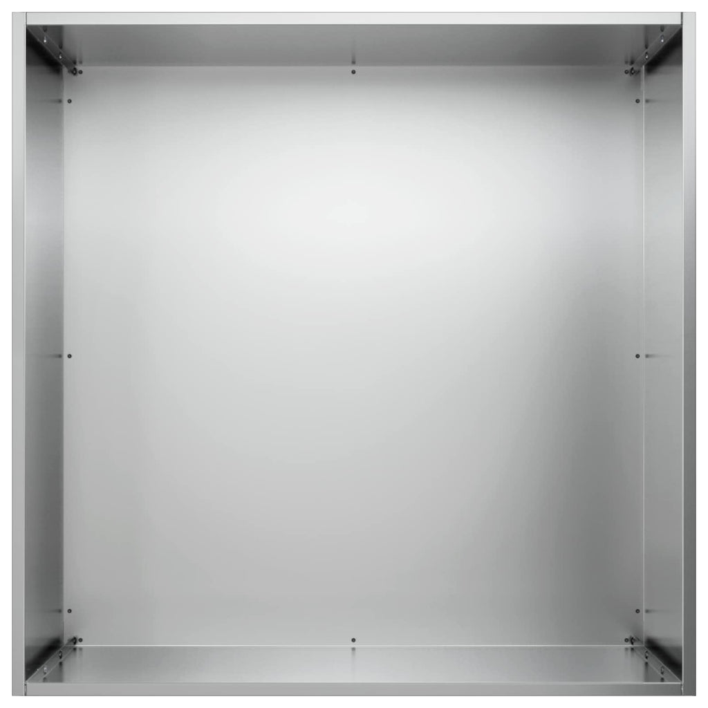 vidaXL Doniczka ogrodowa srebrny 40 x 40 x 75 cm Stal ocynkowana
