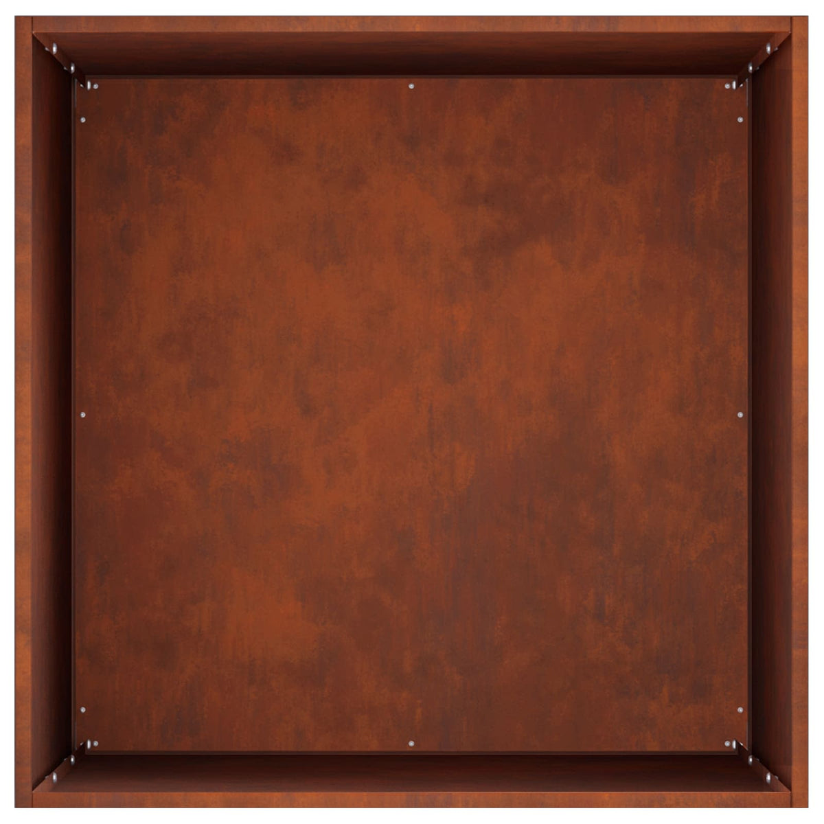 vidaXL Doniczka ogrodowa 2 szt. Rdzawy 40 x 40 x 75 cm