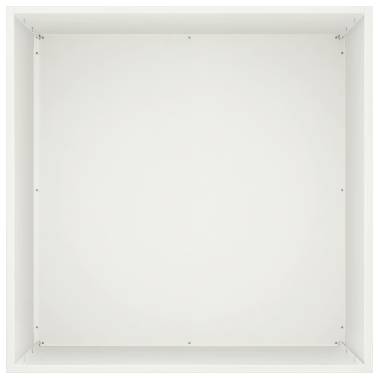vidaXL Doniczka ogrodowa Biały 50 x 50 x 75 cm Stal zimnogięta
