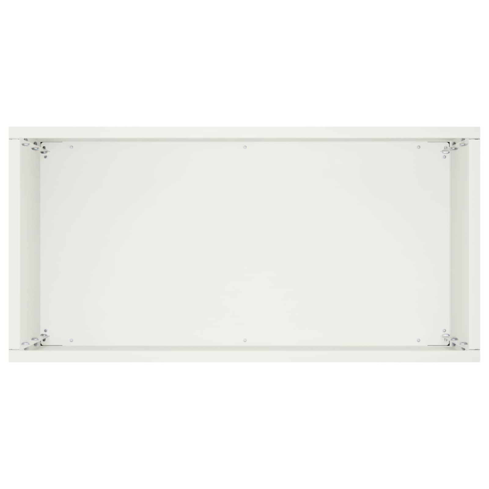 vidaXL Doniczka ogrodowa Biały 40 x 20 x 50 cm Stal zimnogięta