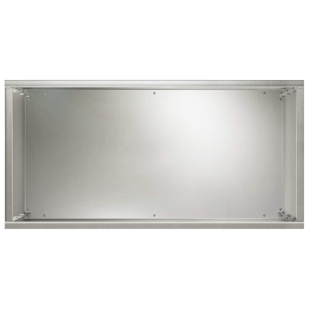 vidaXL Doniczka ogrodowa 2 szt. srebrny 40 x 20 x 50 cm