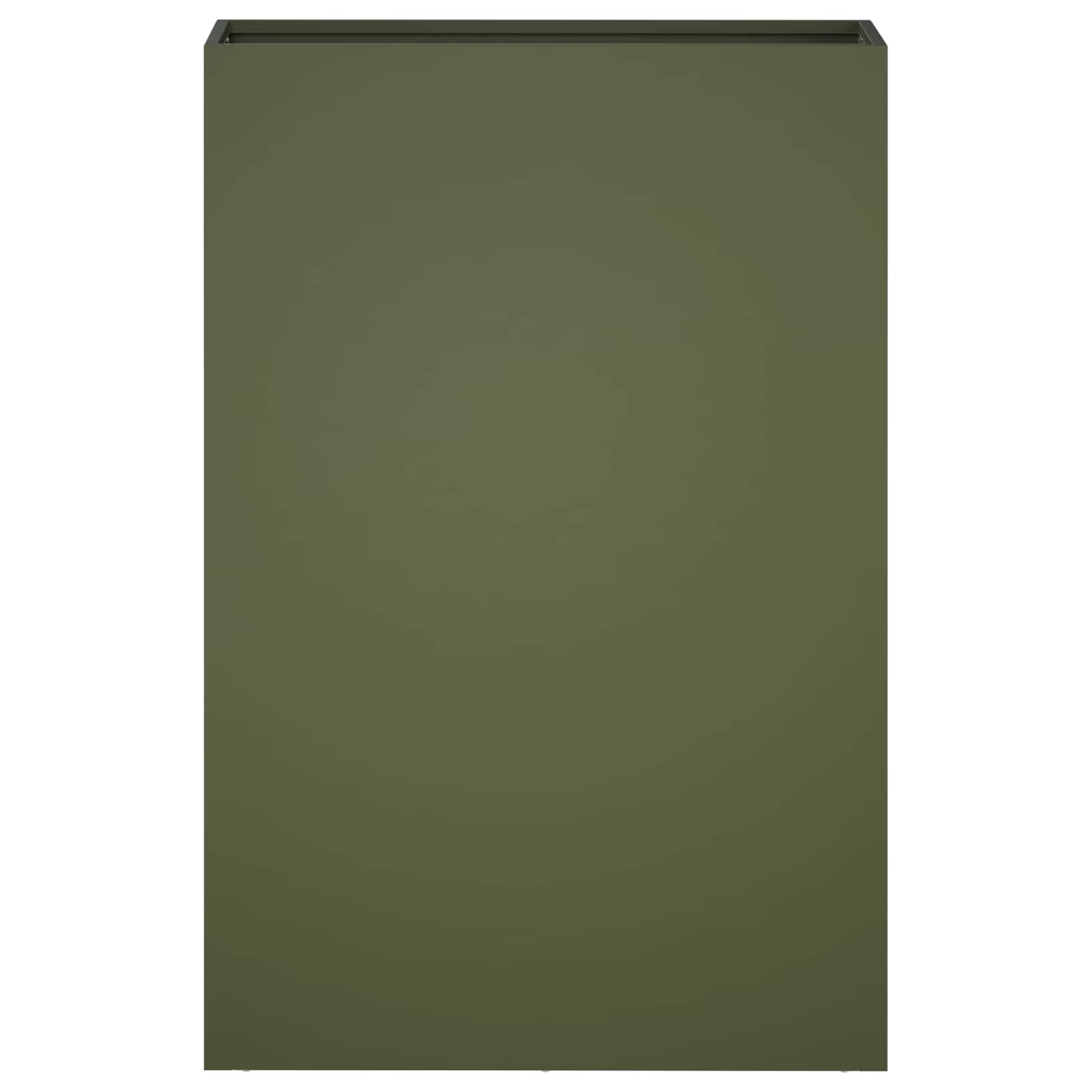 vidaXL Doniczka ogrodowa 2 szt. Oliwkowy zielony 50 x 20 x 75 cm