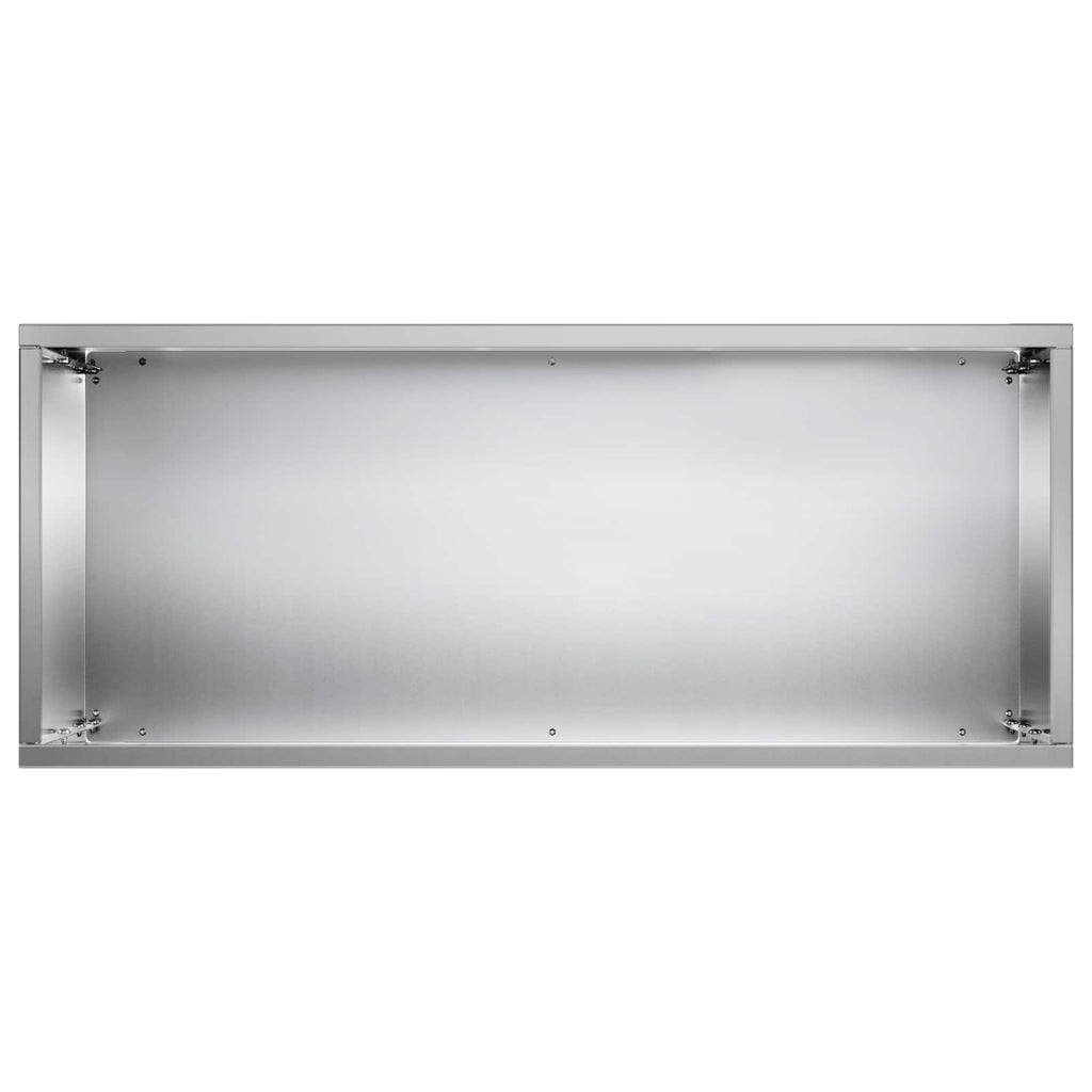 vidaXL Doniczka ogrodowa srebrny 50 x 20 x 75 cm Stal ocynkowana