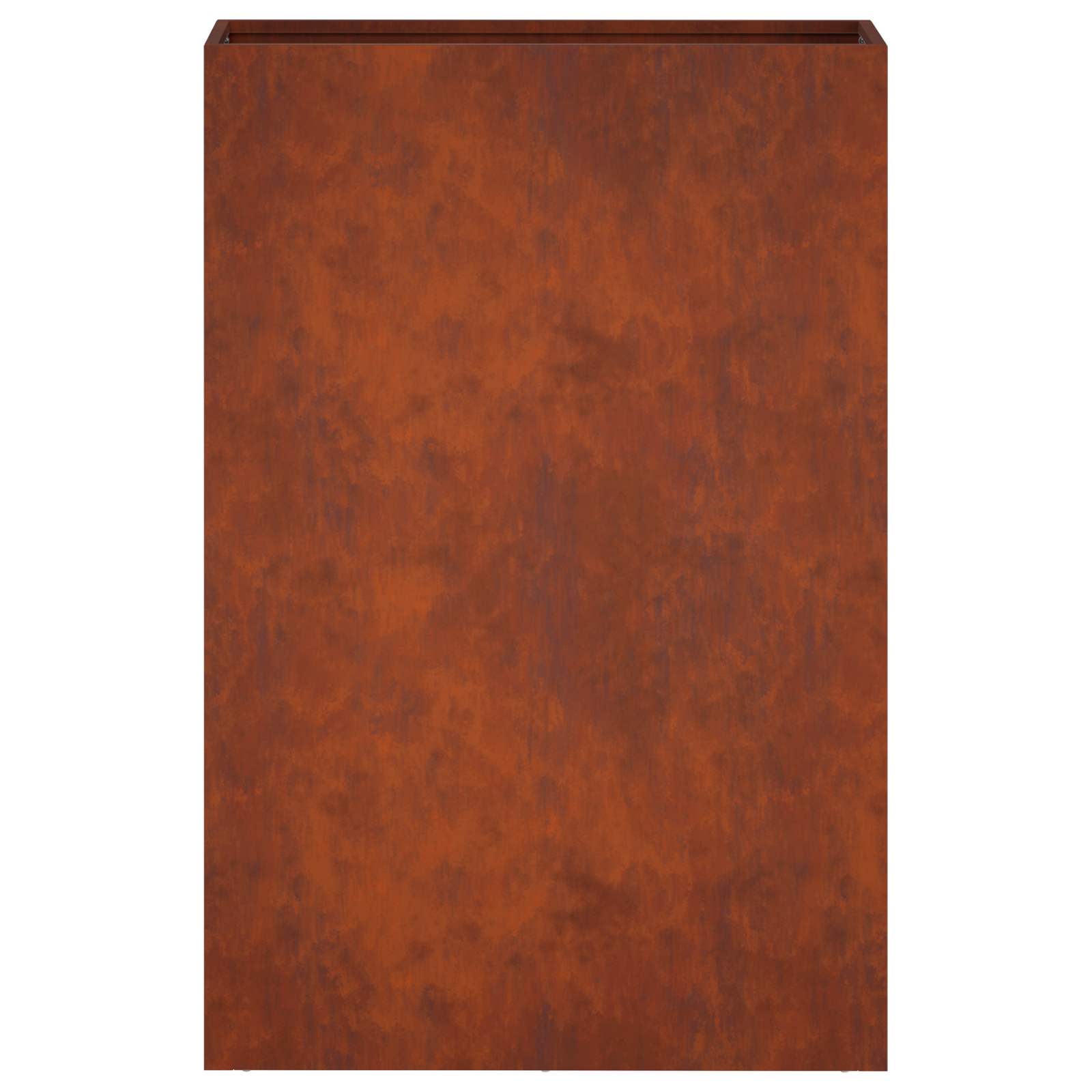 vidaXL Doniczka ogrodowa Rdzawy 50 x 20 x 75 cm Stal kortenowska