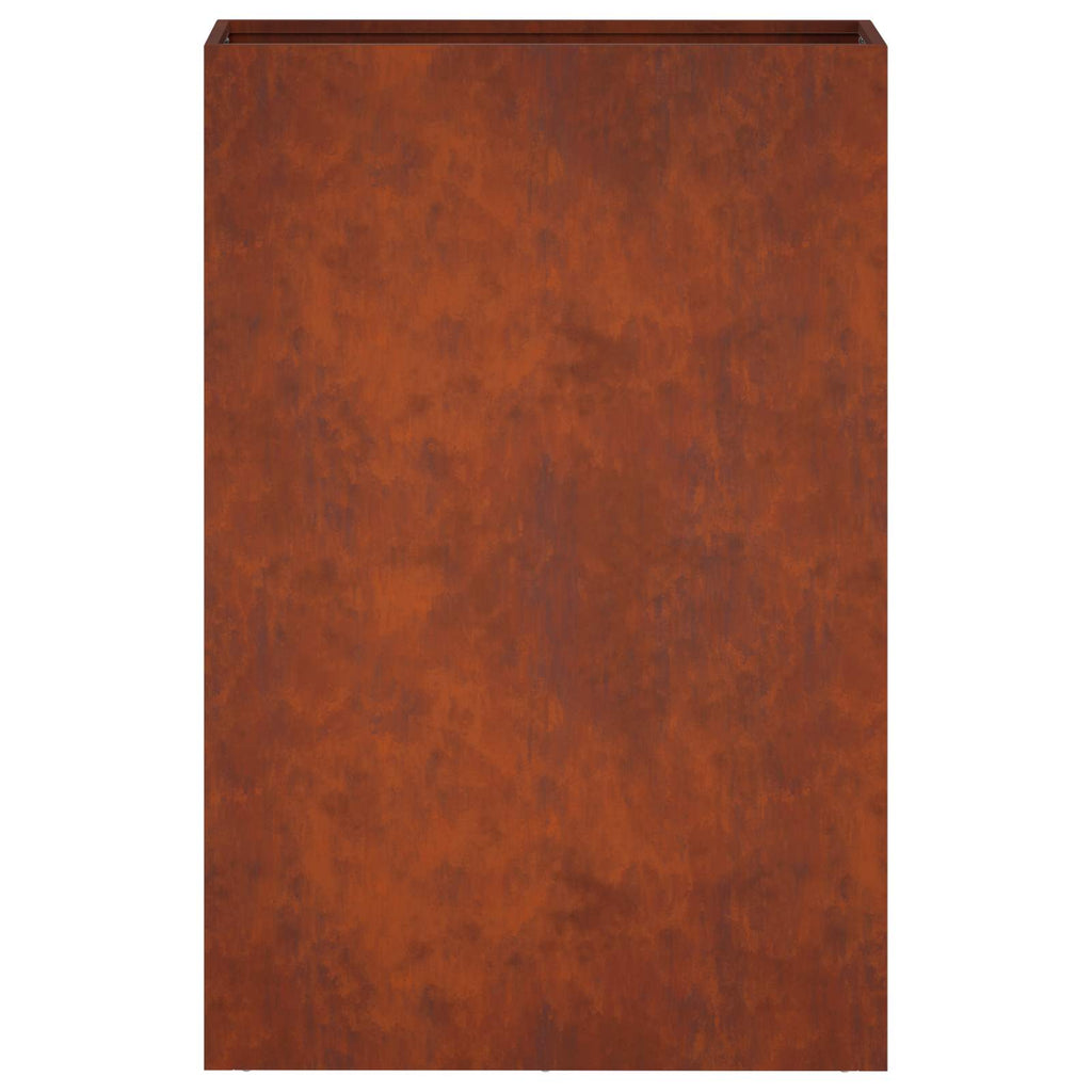 vidaXL Doniczka ogrodowa 2 szt. Rdzawy 50 x 20 x 75 cm