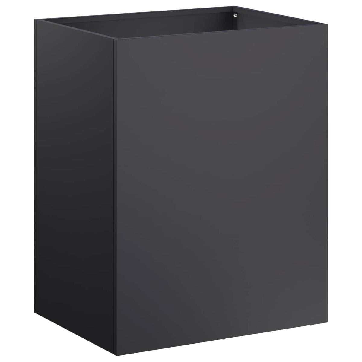 vidaXL Doniczka ogrodowa 2 szt. Czarny 40 x 30 x 40 cm Stal zimnogięta