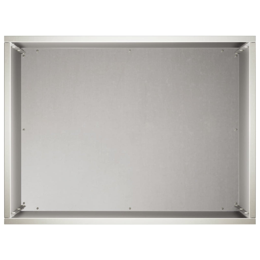 vidaXL Doniczka ogrodowa srebrny 40 x 30 x 50 cm Stal nierdzewna