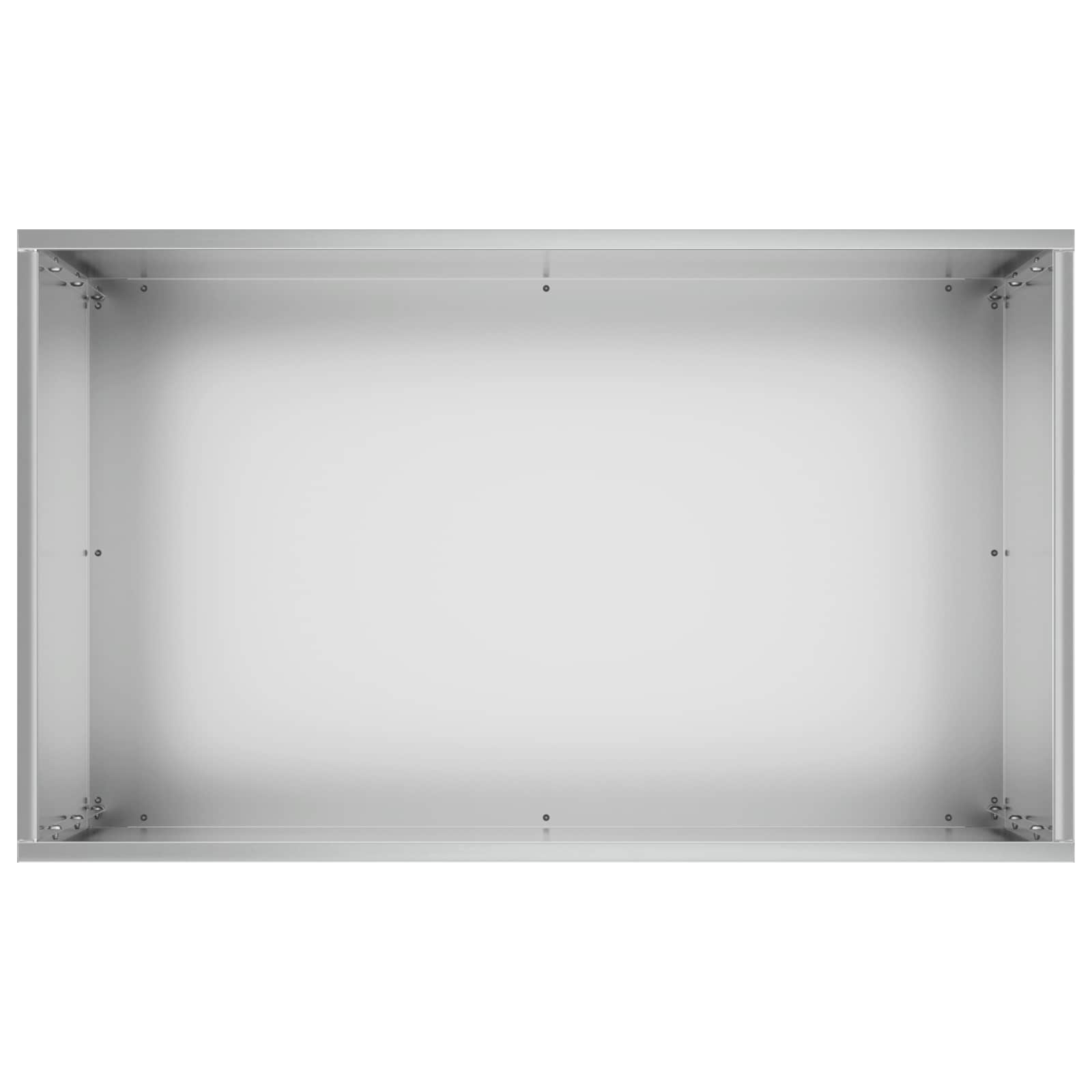 vidaXL Doniczka ogrodowa srebrny 50 x 30 x 75 cm Stal ocynkowana