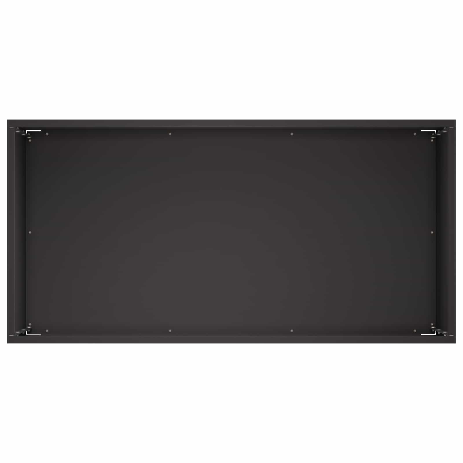 vidaXL Doniczka ogrodowa 2 szt. Czarny 60 x 30 x 40 cm Stal zimnogięta