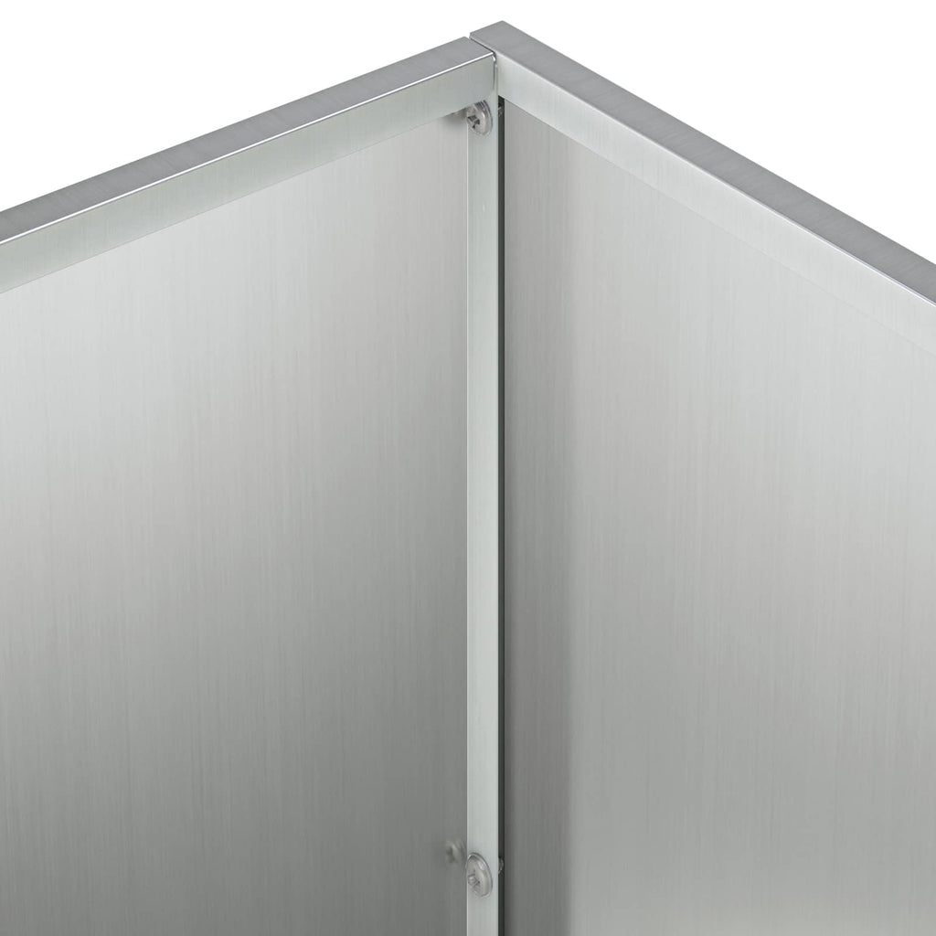 vidaXL Doniczka ogrodowa srebrny 60 x 30 x 40 cm Stal ocynkowana