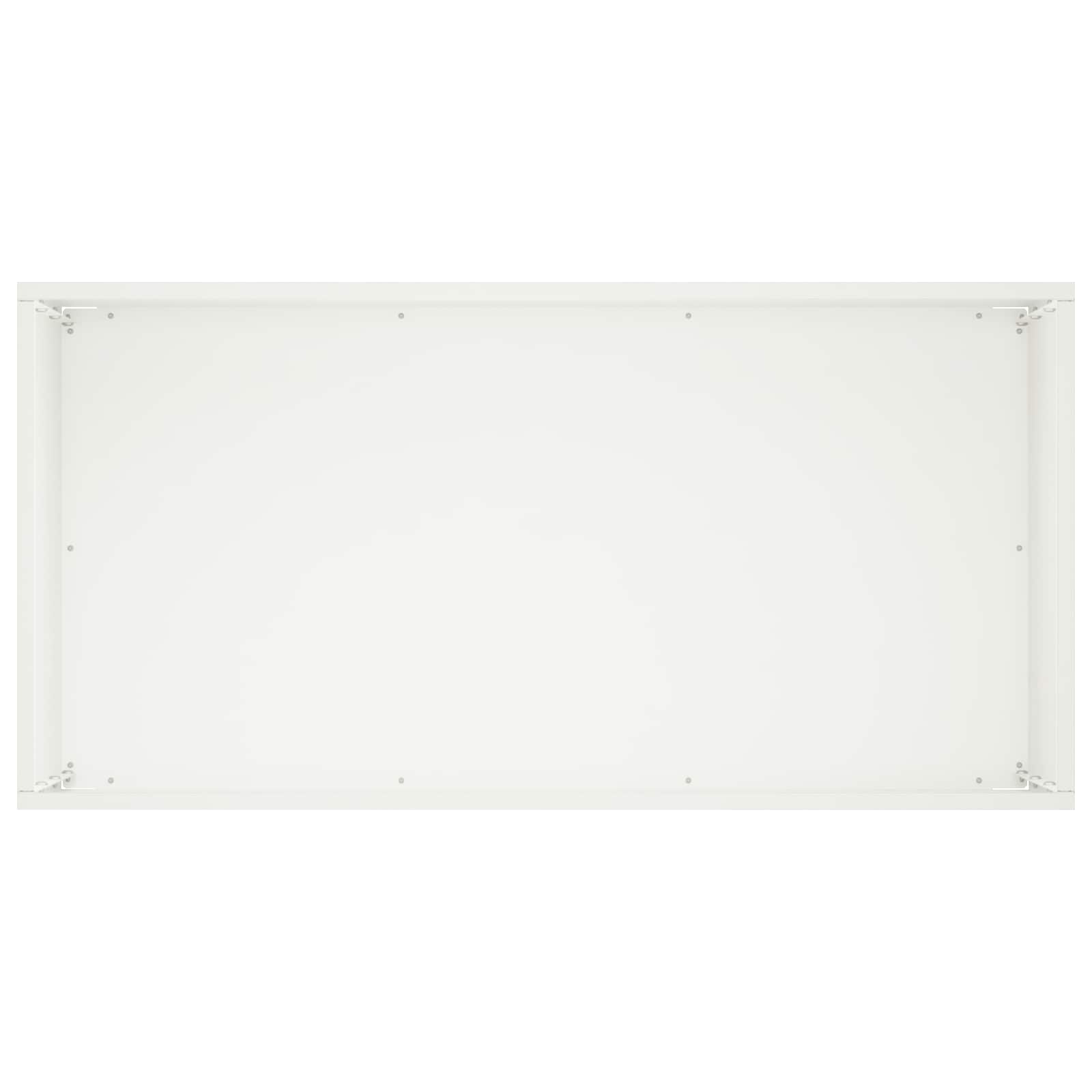 vidaXL Doniczka ogrodowa Biały 60 x 30 x 50 cm Stal zimnogięta