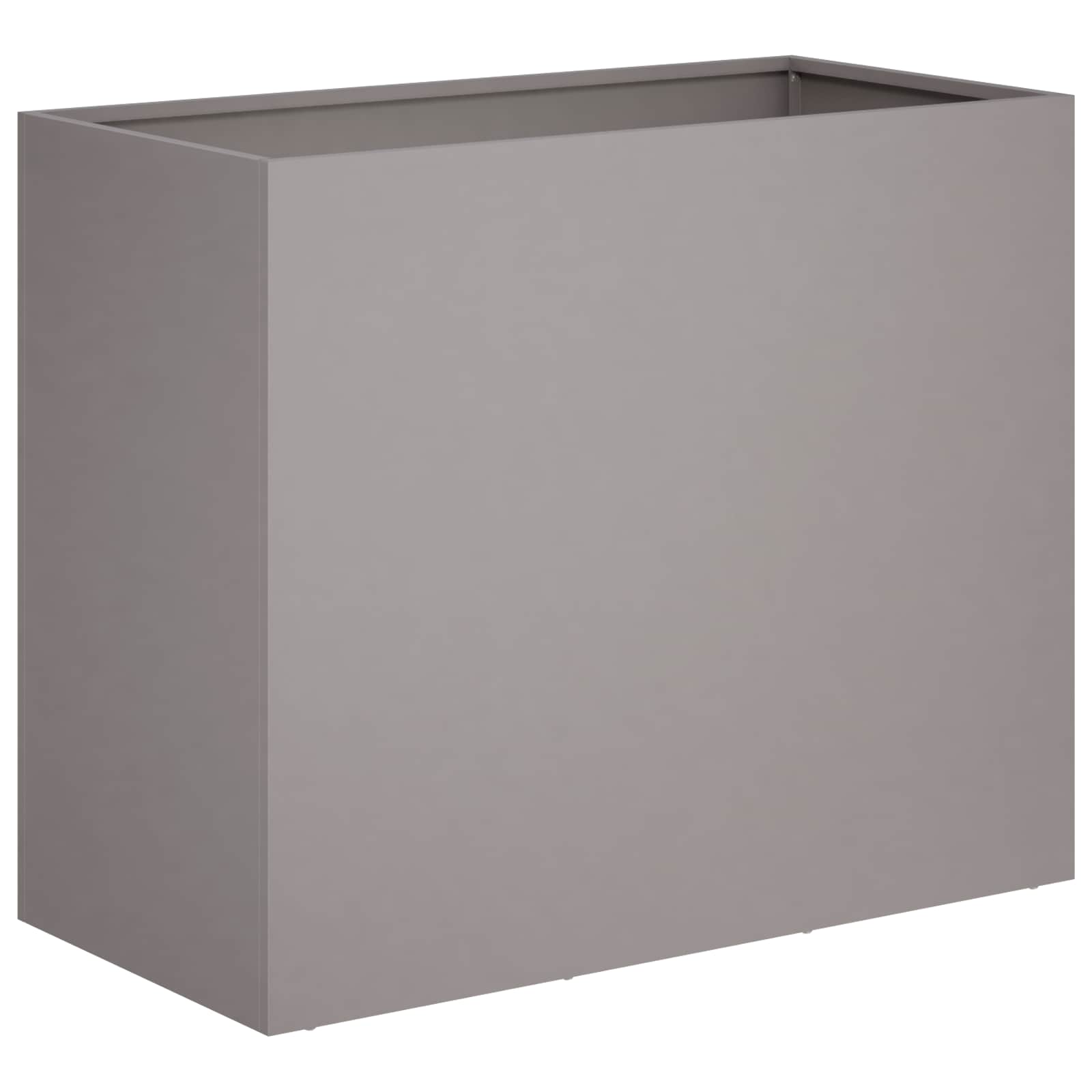 vidaXL Doniczka ogrodowa Rdzawy 60 x 30 x 50 cm Stal kortenowska