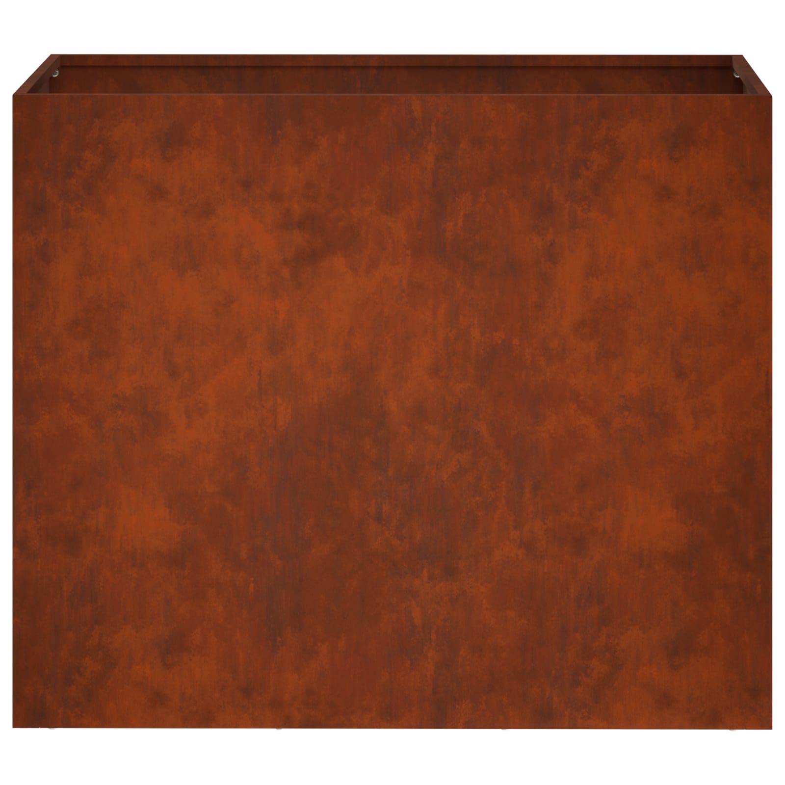 vidaXL Doniczka ogrodowa Rdzawy 60 x 30 x 50 cm Stal kortenowska