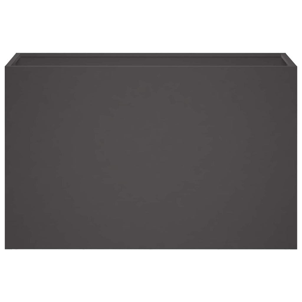 vidaXL Doniczka ogrodowa 2 szt. Czarny 80 x 30 x 40 cm Stal zimnogięta