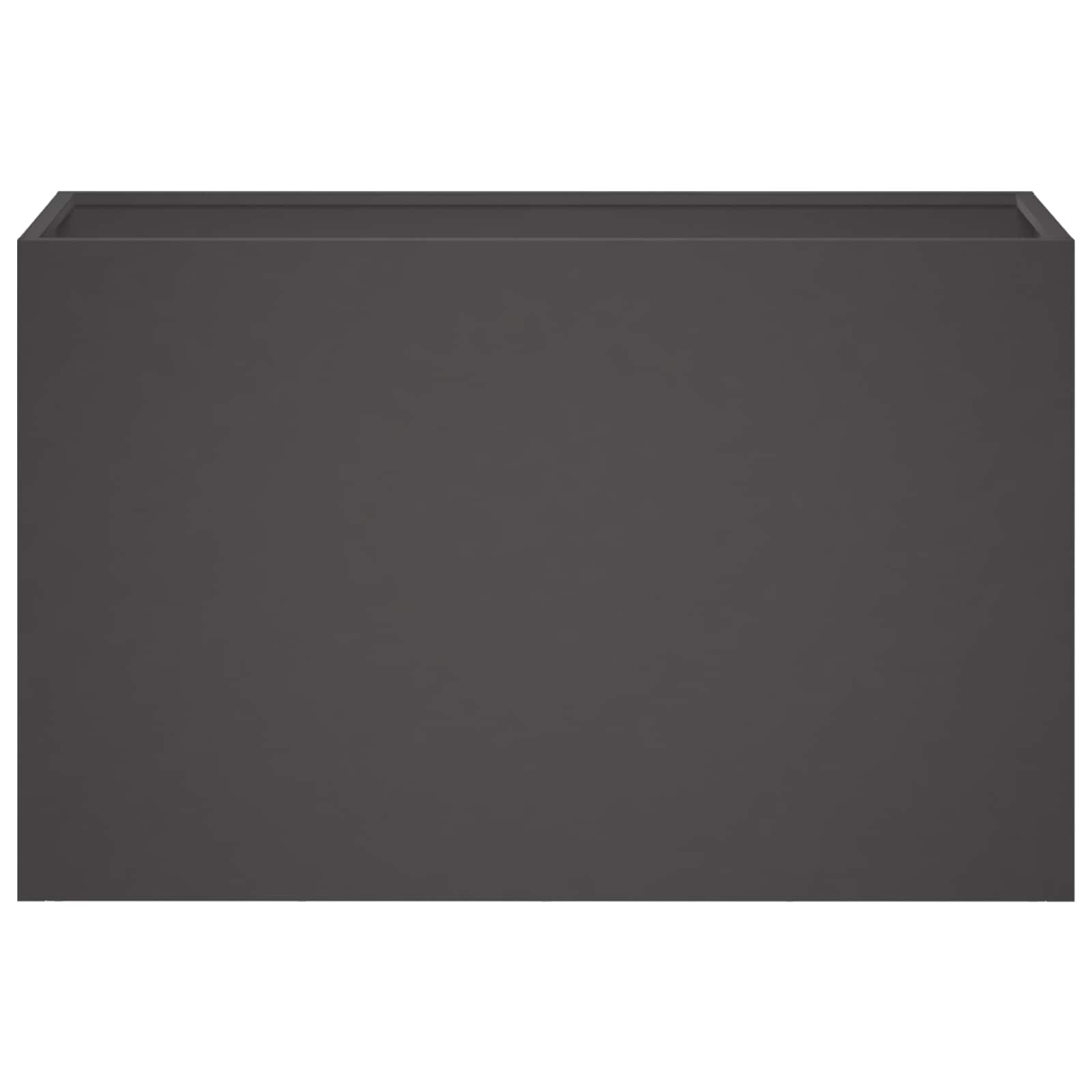 vidaXL Doniczka ogrodowa 2 szt. Czarny 80 x 30 x 40 cm Stal zimnogięta
