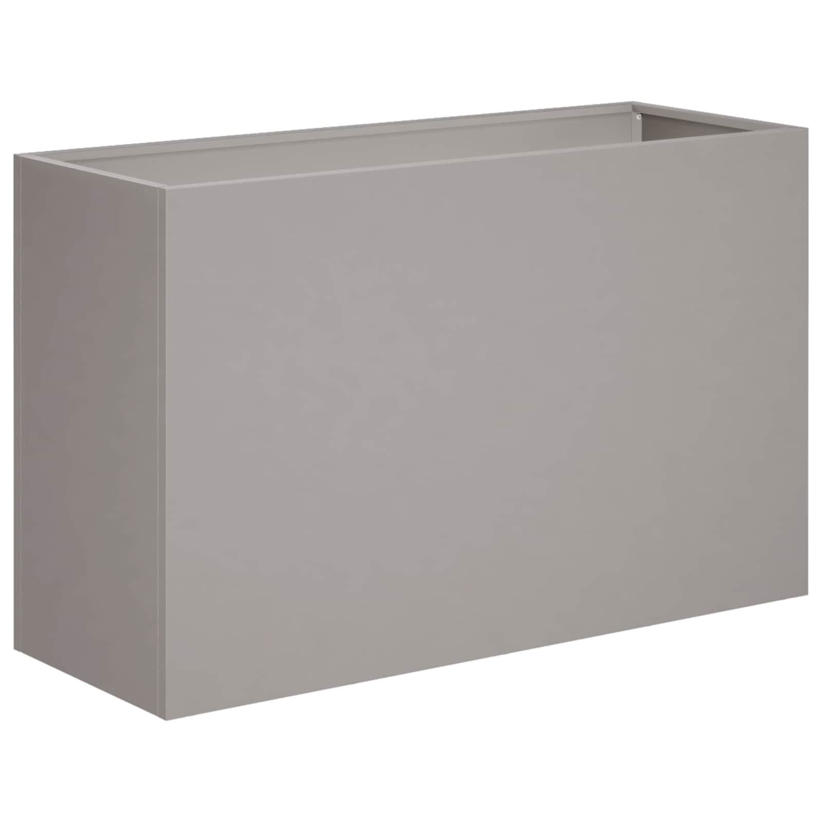 vidaXL Doniczka ogrodowa Rdzawy 80 x 30 x 40 cm Stal kortenowska