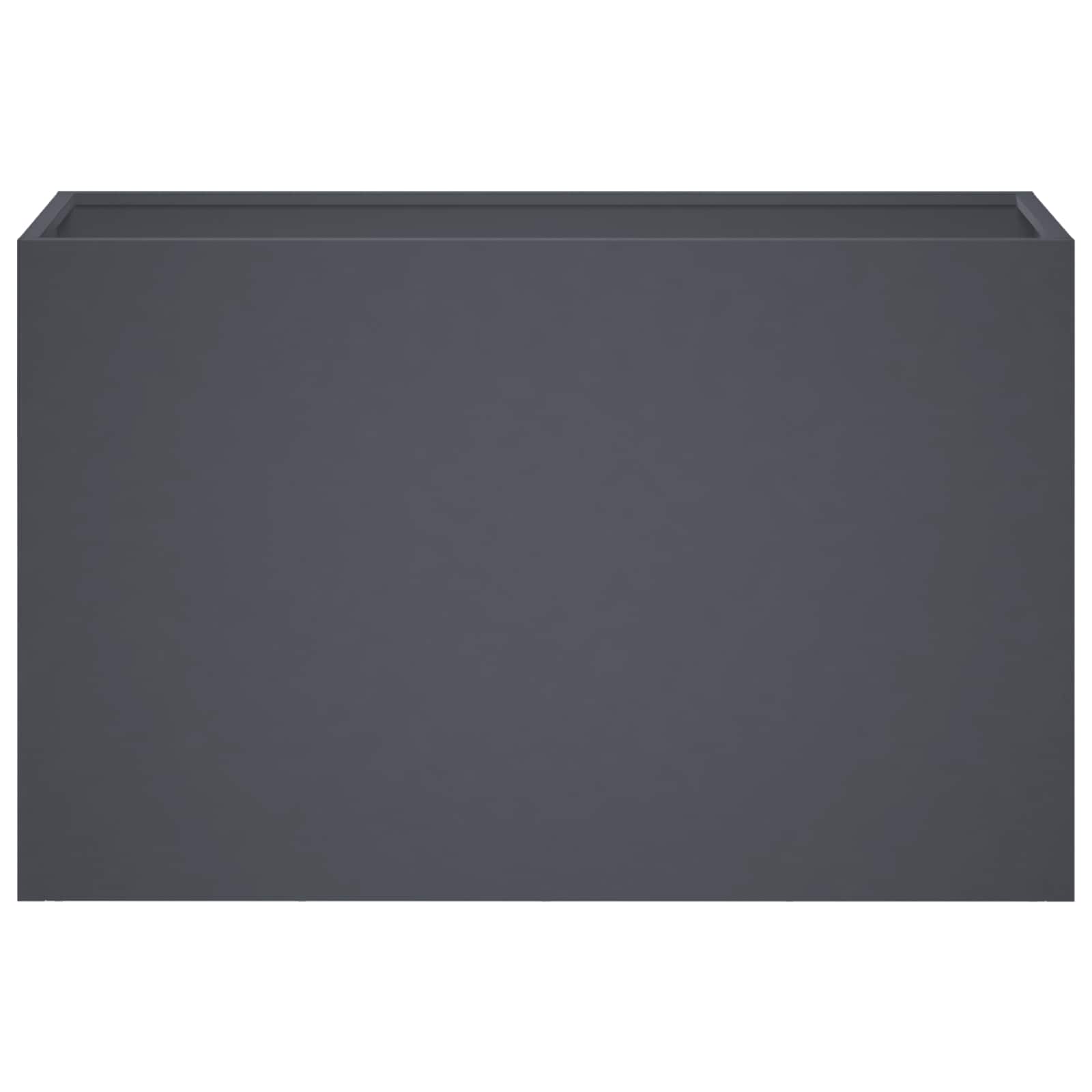 vidaXL Doniczka ogrodowa antracytowy 80 x 30 x 50 cm Stal zimnogięta