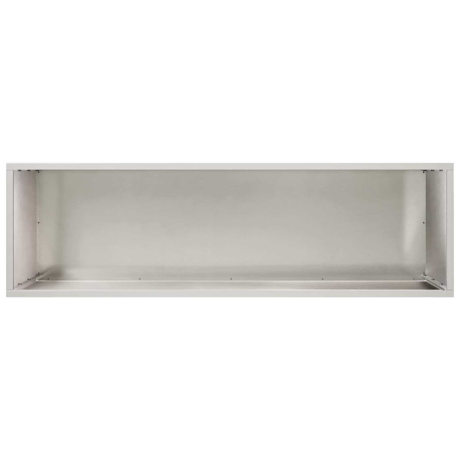 vidaXL Doniczka ogrodowa srebrny 100 x 30 x 40 cm Stal nierdzewna