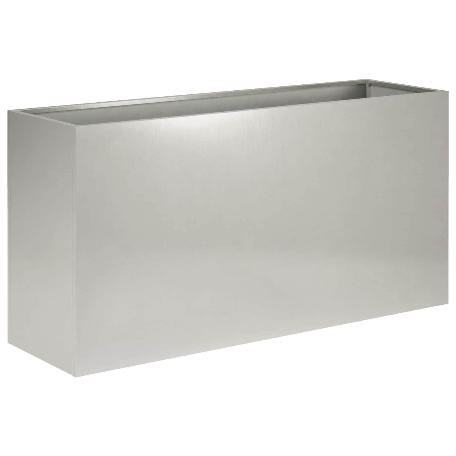 vidaXL Doniczka ogrodowa 2 szt. srebrny 100 x 30 x 40 cm