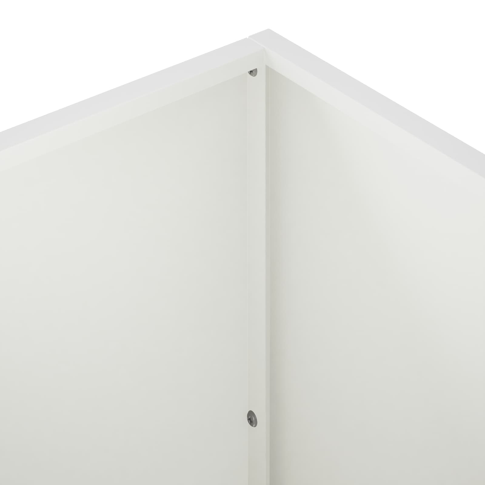 vidaXL Doniczka ogrodowa 2 szt. Biały 100 x 30 x 50 cm Stal zimnogięta