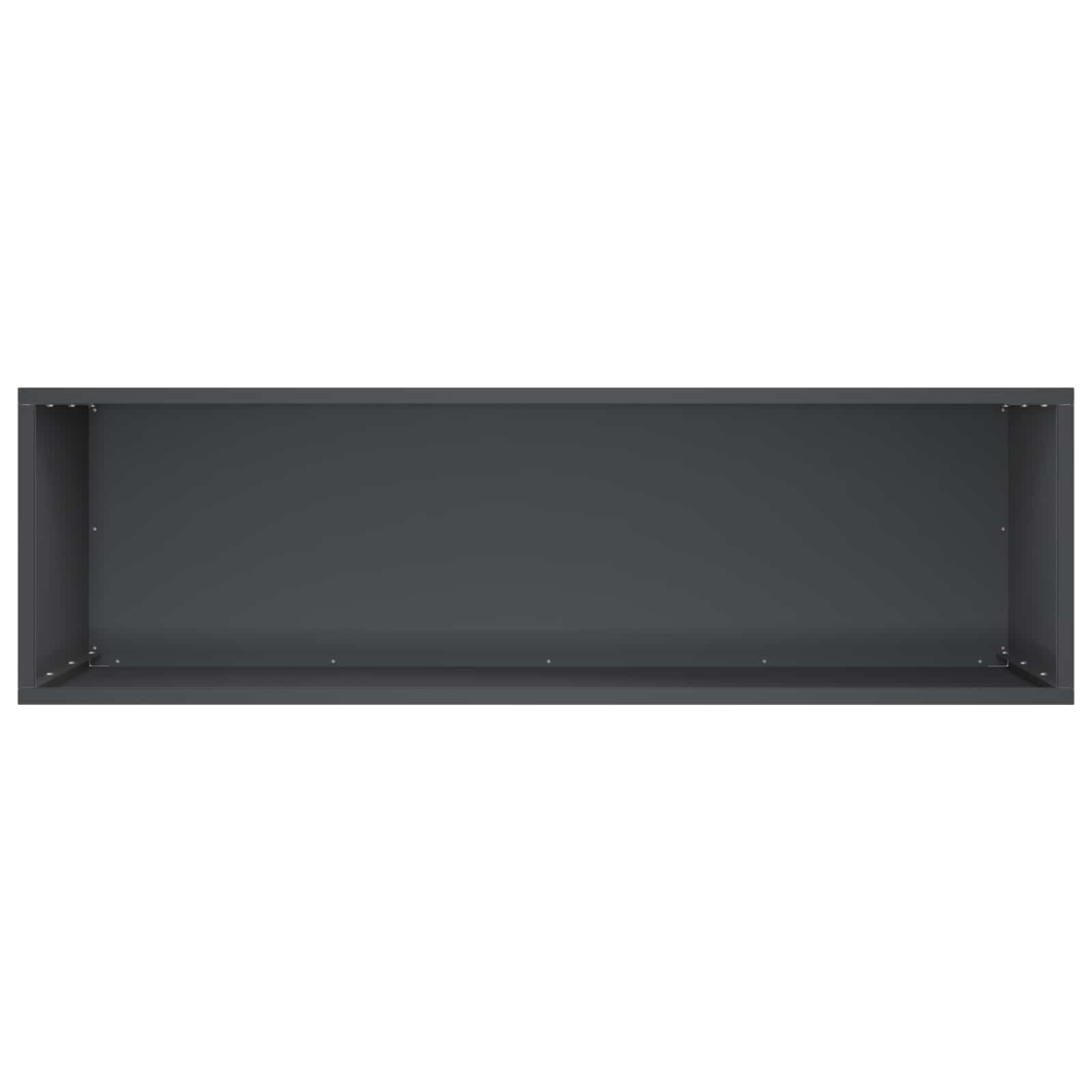 vidaXL Doniczka ogrodowa antracytowy 100 x 30 x 50 cm Stal zimnogięta