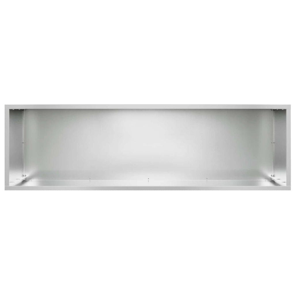 vidaXL Doniczka ogrodowa 2 szt. srebrny 100 x 30 x 50 cm