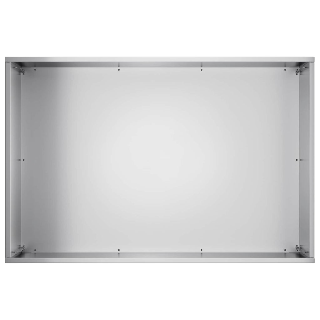vidaXL Doniczka ogrodowa srebrny 50 x 40 x 40 cm Stal ocynkowana