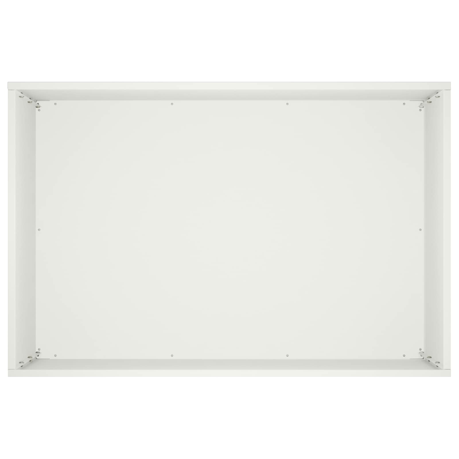 vidaXL Doniczka ogrodowa Biały 50 x 40 x 50 cm Stal zimnogięta