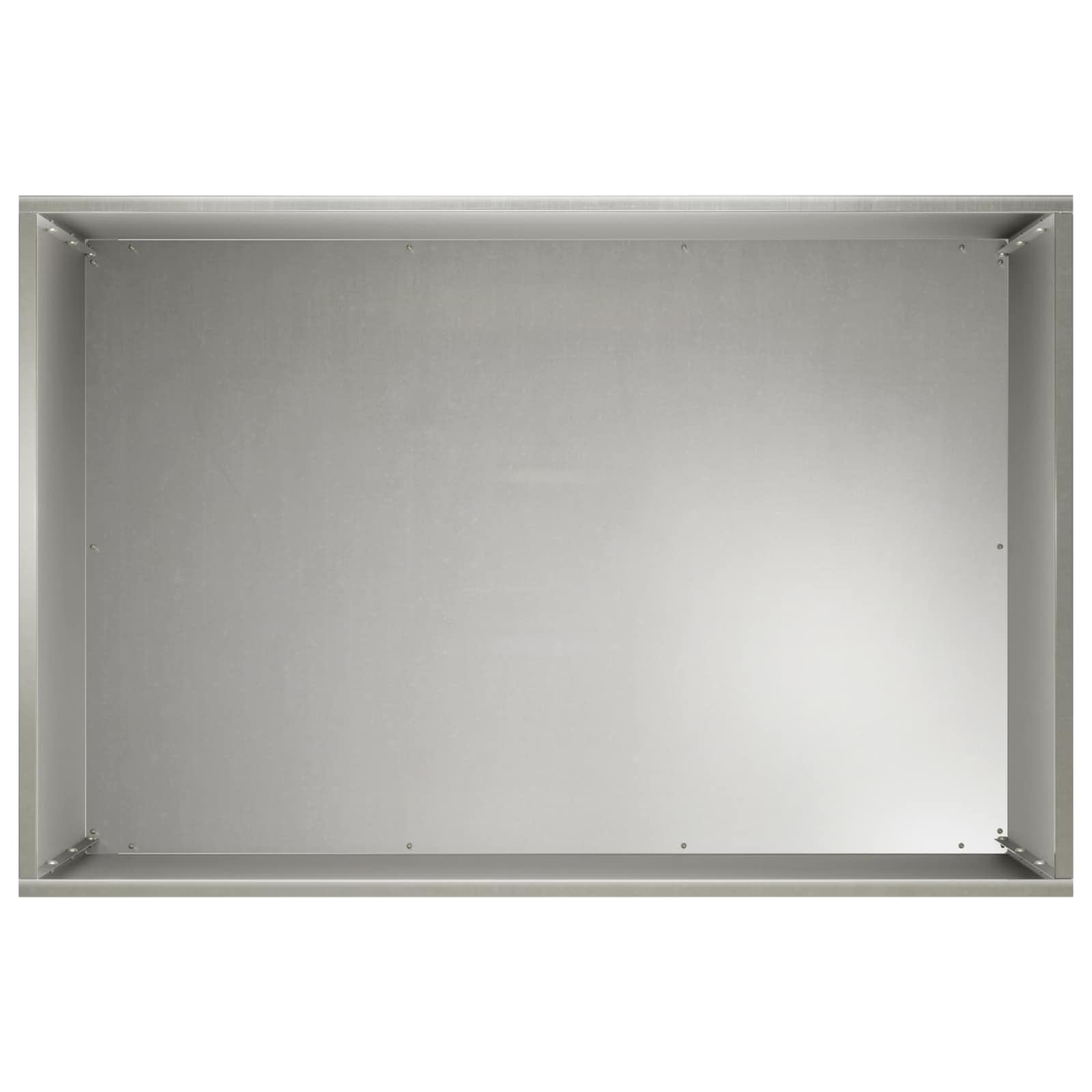 vidaXL Doniczka ogrodowa srebrny 50 x 40 x 50 cm Stal nierdzewna