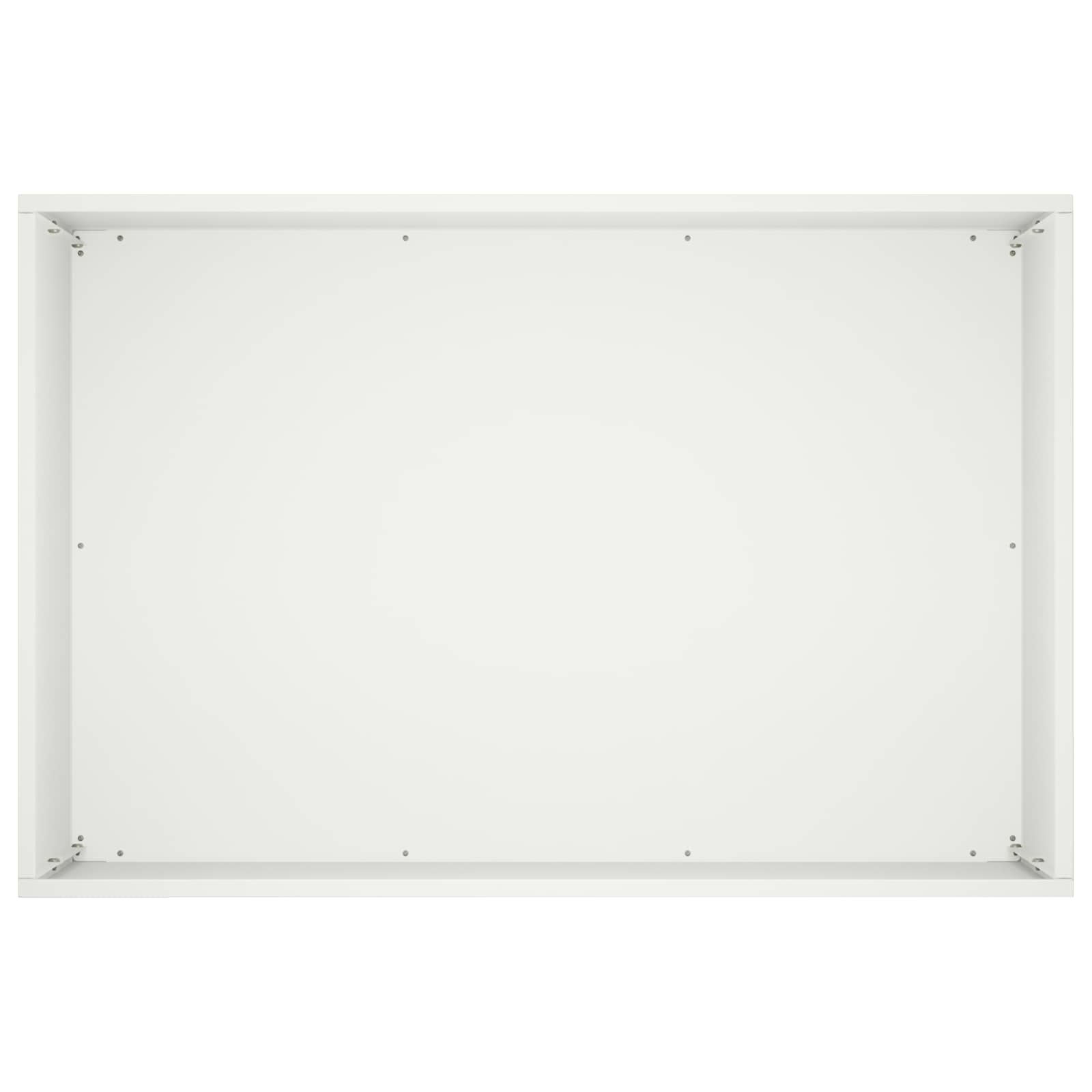 vidaXL Doniczka ogrodowa Biały 60 x 40 x 40 cm Stal zimnogięta