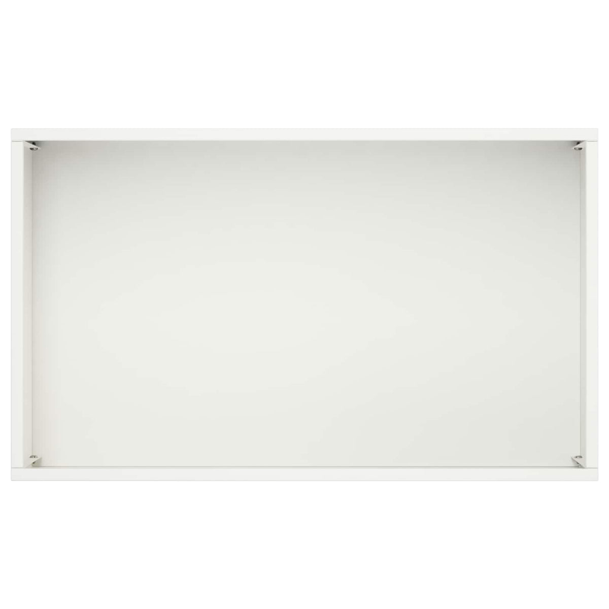 vidaXL Doniczka ogrodowa 2 szt. Biały 50 x 30 x 49 cm Stal zimnogięta