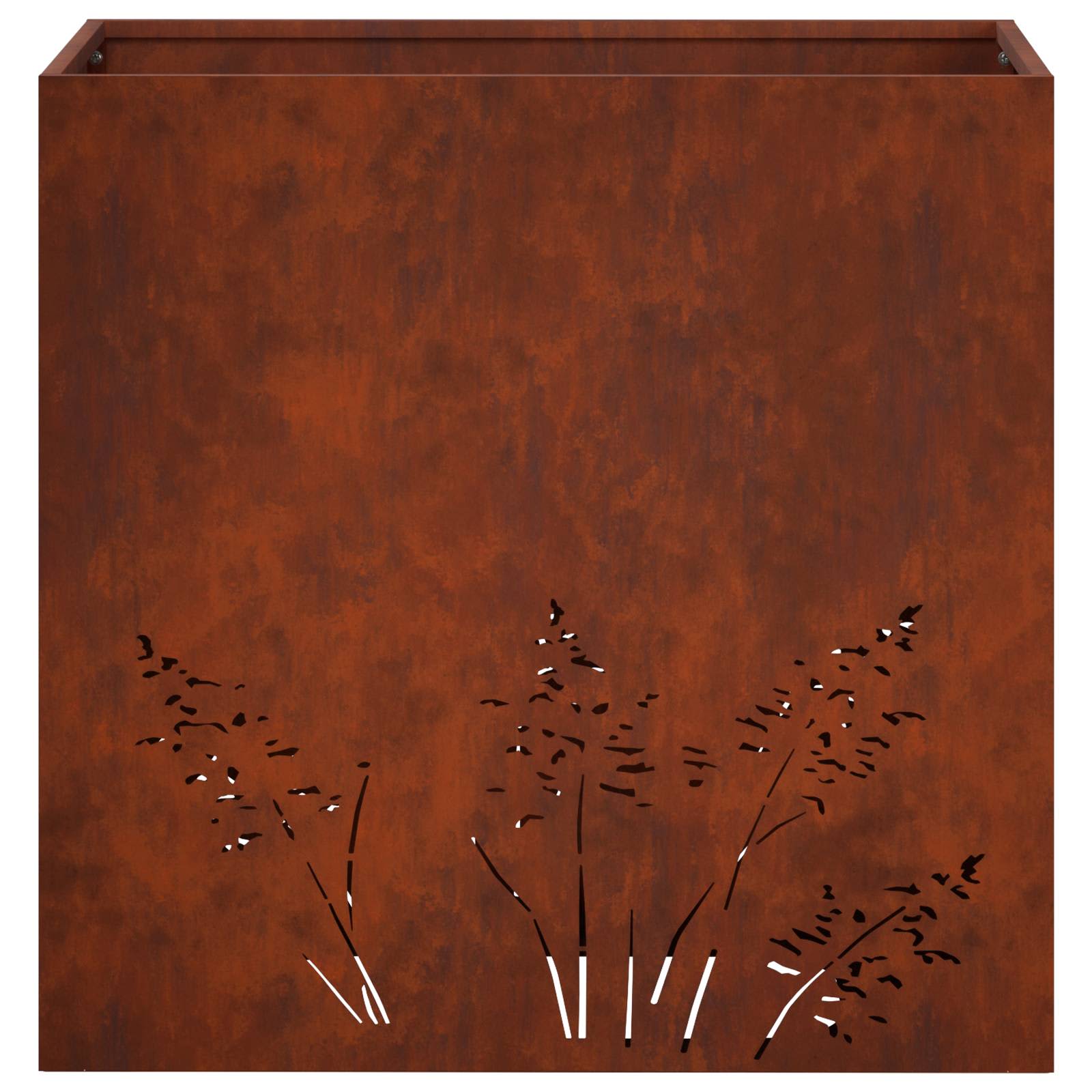 vidaXL Doniczka ogrodowa 2 szt. Rdzawy 50 x 30 x 49 cm