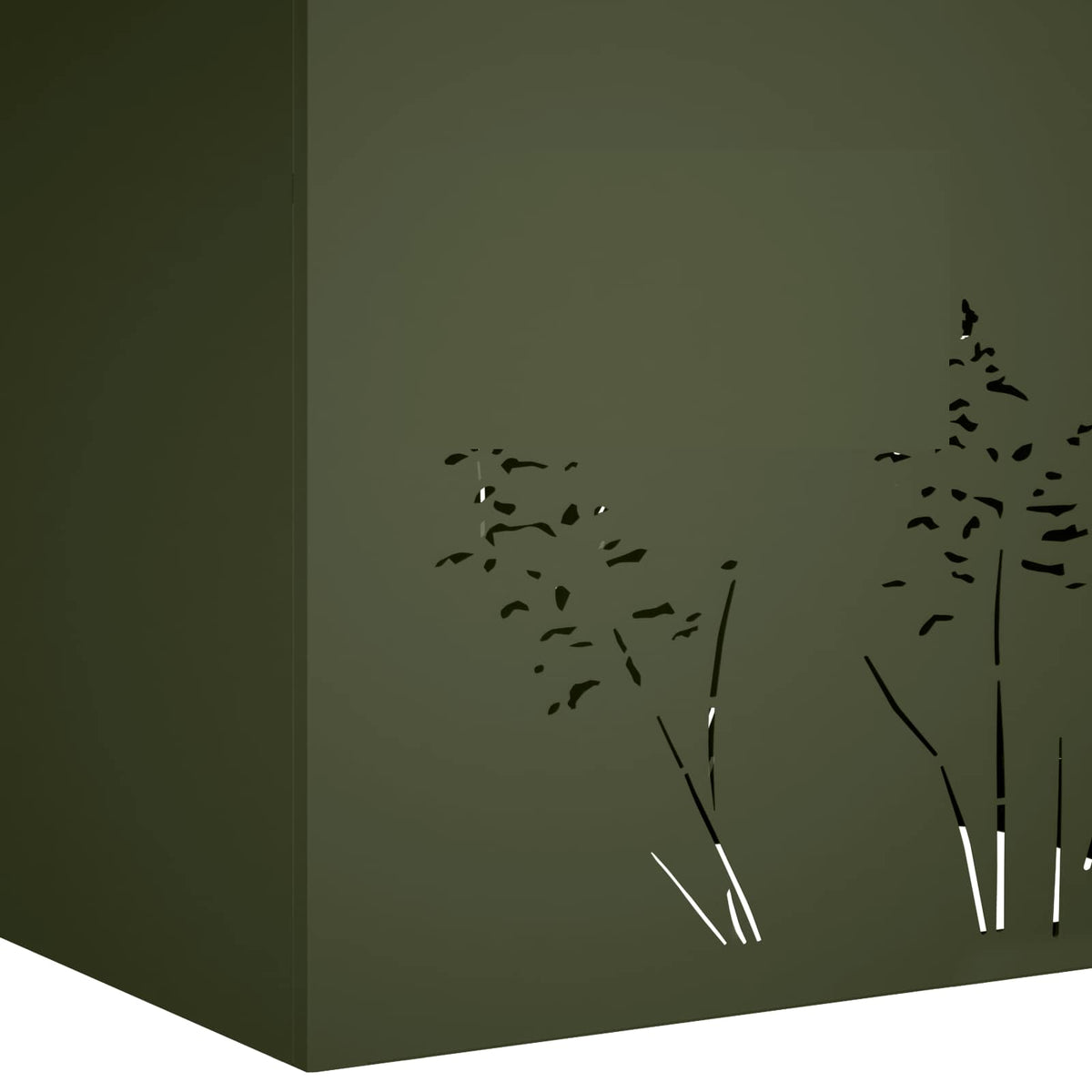 vidaXL Doniczka ogrodowa Oliwkowy zielony 80 x 30 x 49 cm