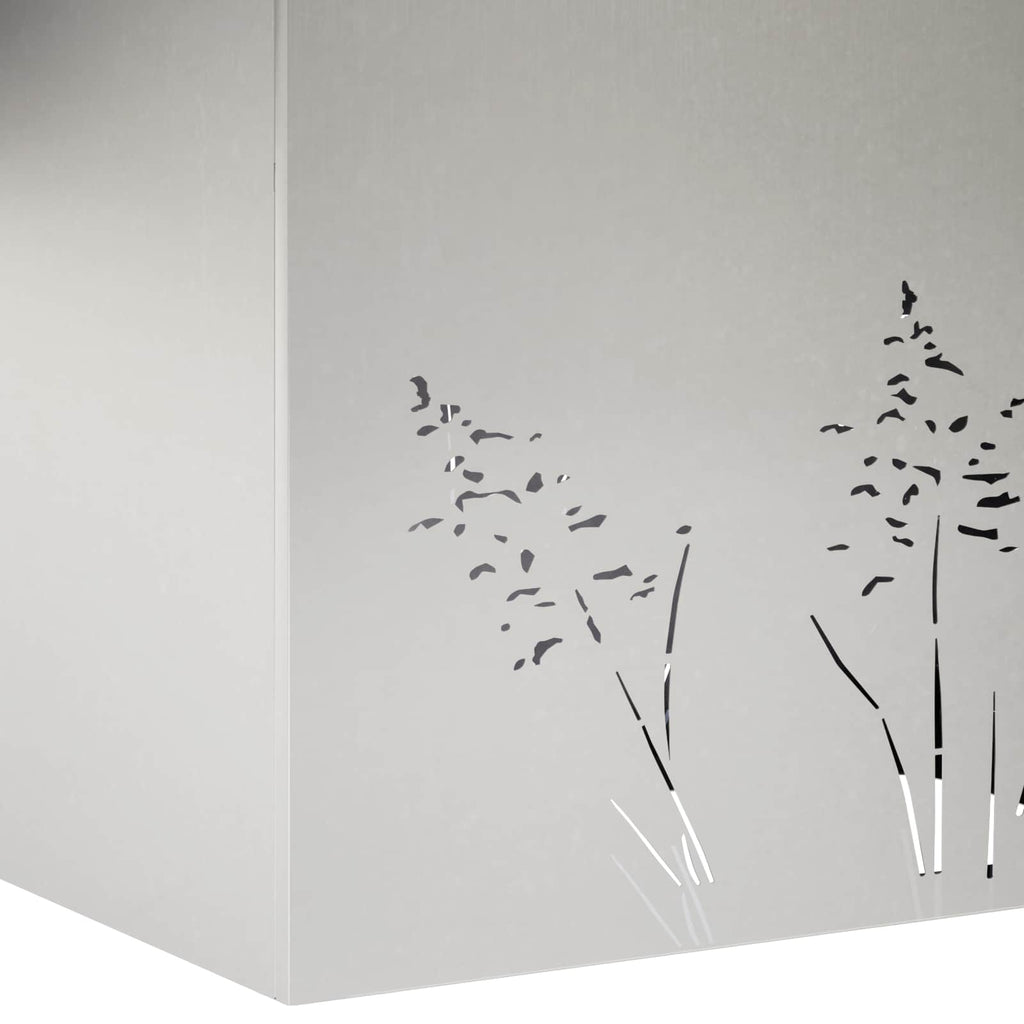 vidaXL Doniczka ogrodowa 2 szt. srebrny 80 x 30 x 49 cm