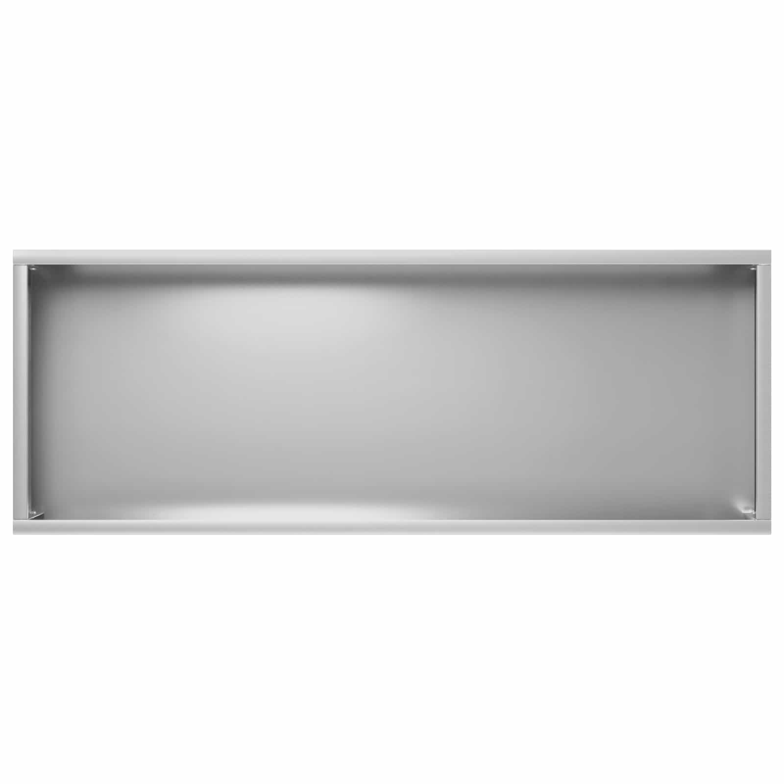 vidaXL Doniczka ogrodowa srebrny 80 x 30 x 49 cm Stal ocynkowana