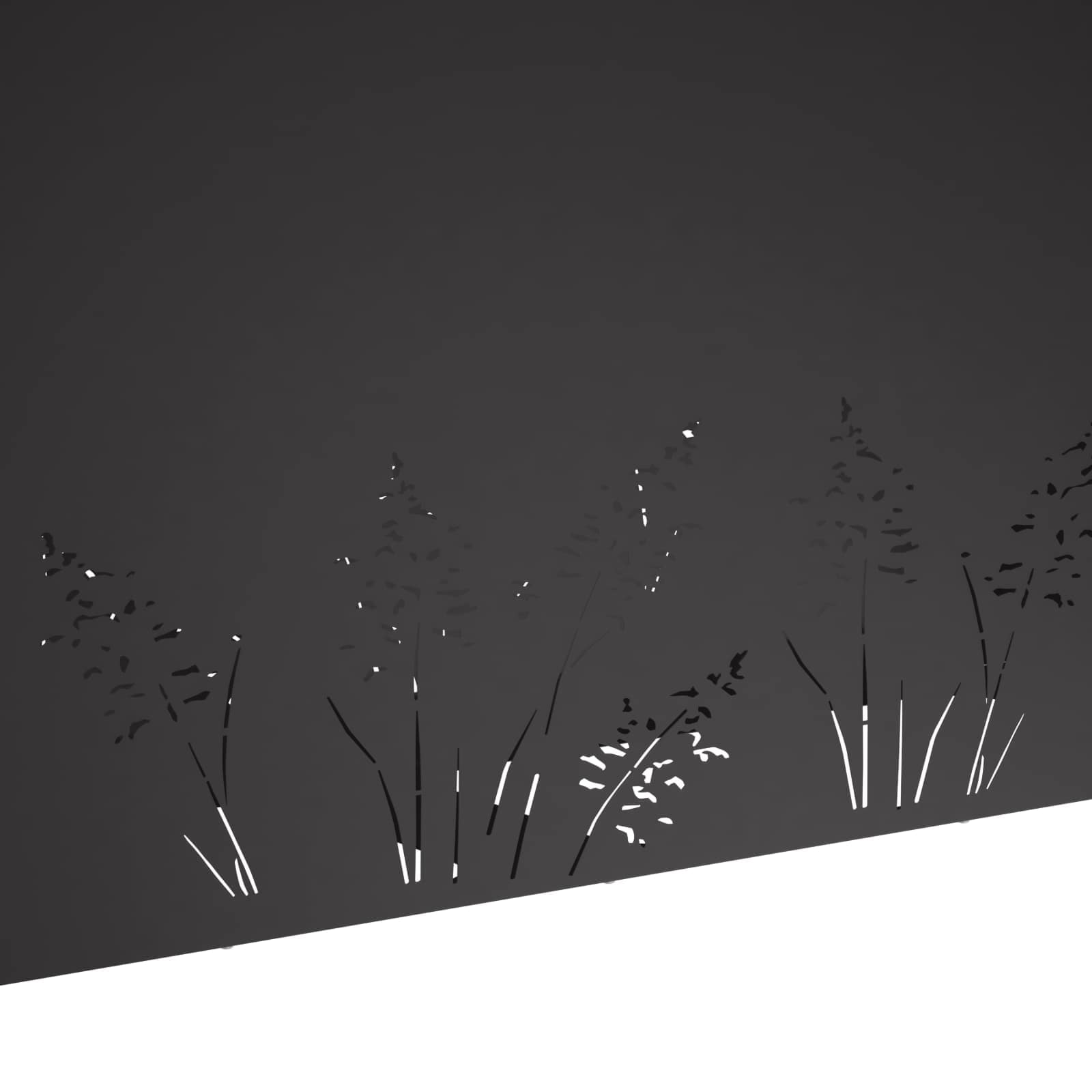 vidaXL Doniczka ogrodowa 2 szt. Czarny 100 x 20 x 49 cm