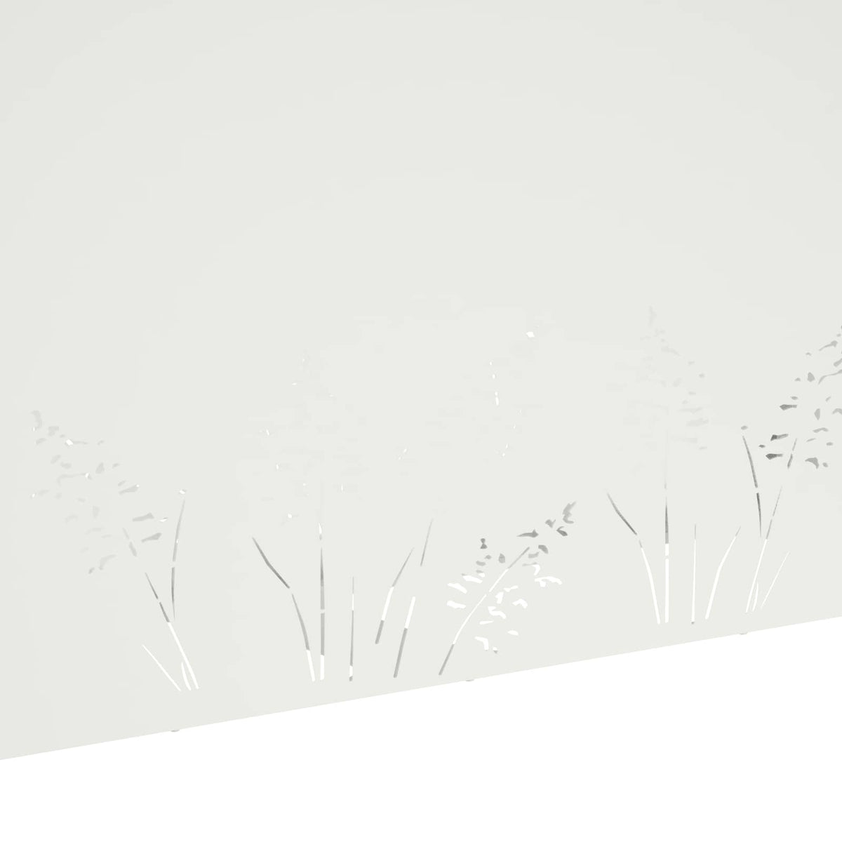 vidaXL Doniczka ogrodowa 2 szt. Biały 100 x 30 x 49 cm Stal zimnogięta