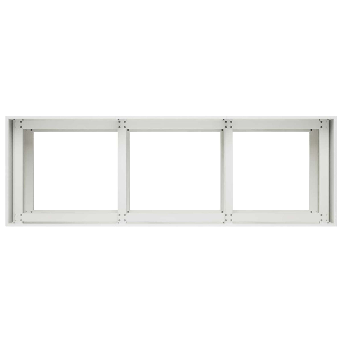 vidaXL Doniczka ogrodowa Biały 120 x 40 x 60 cm Stal zimnogięta