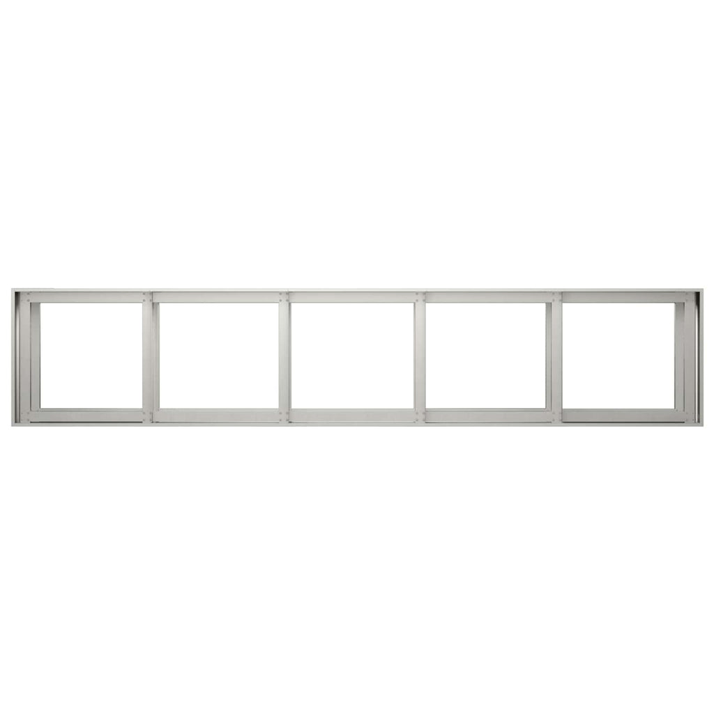 vidaXL Doniczka ogrodowa srebrny 200 x 40 x 60 cm Stal nierdzewna