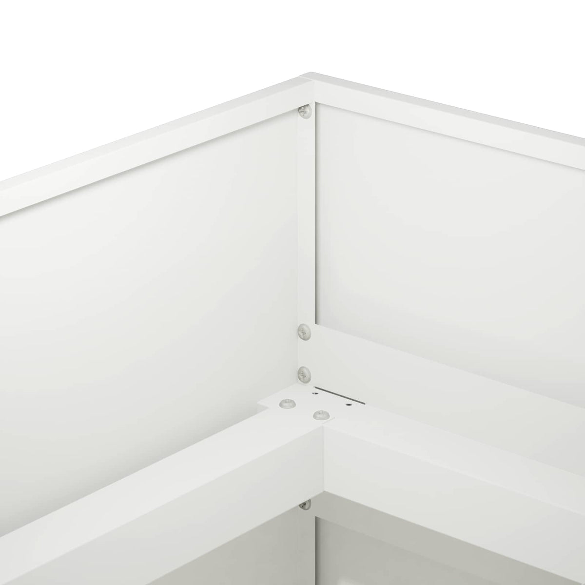 vidaXL Doniczka ogrodowa Biały 280 x 40 x 60 cm Stal zimnogięta