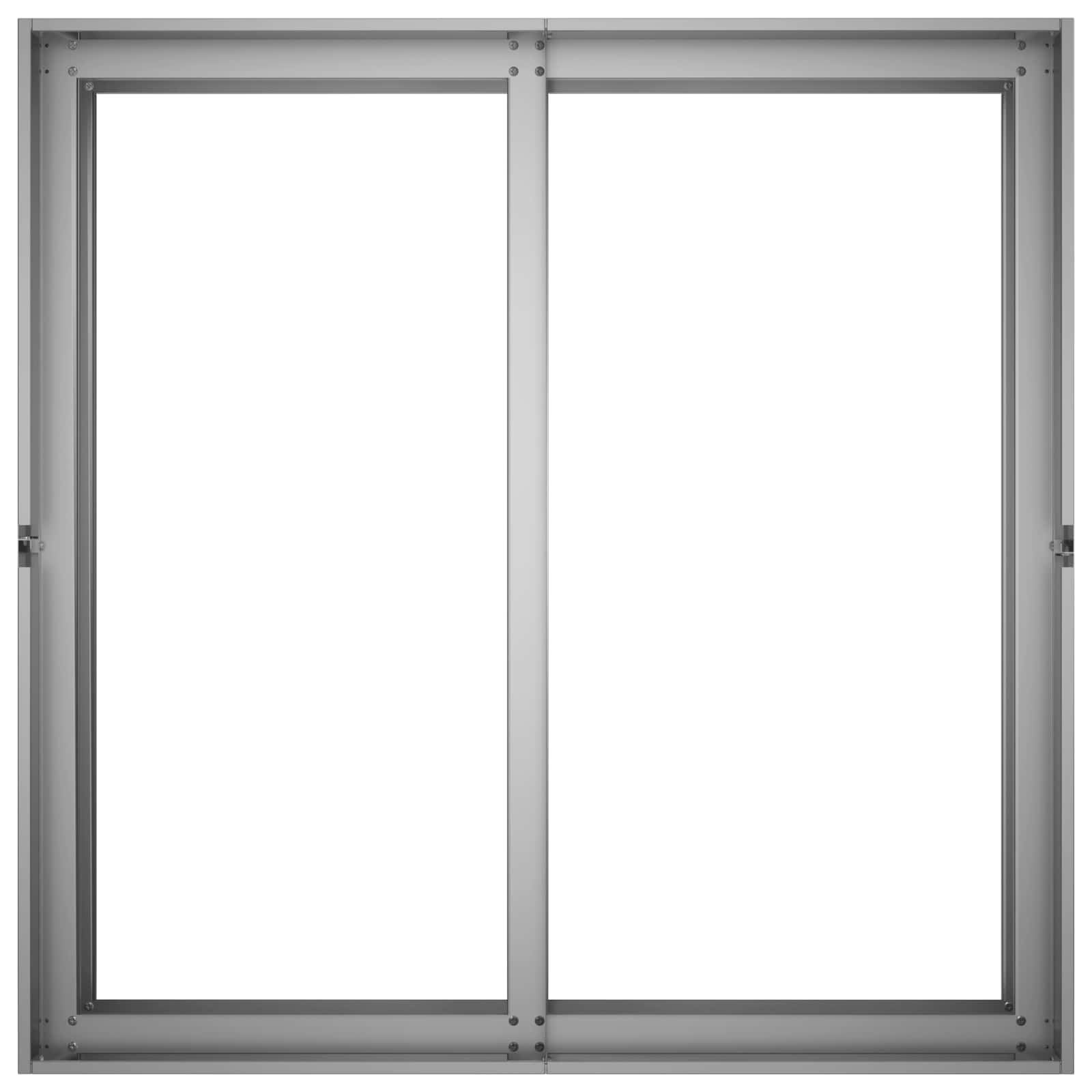 vidaXL Doniczka ogrodowa srebrny 80 x 80 x 60 cm Stal ocynkowana
