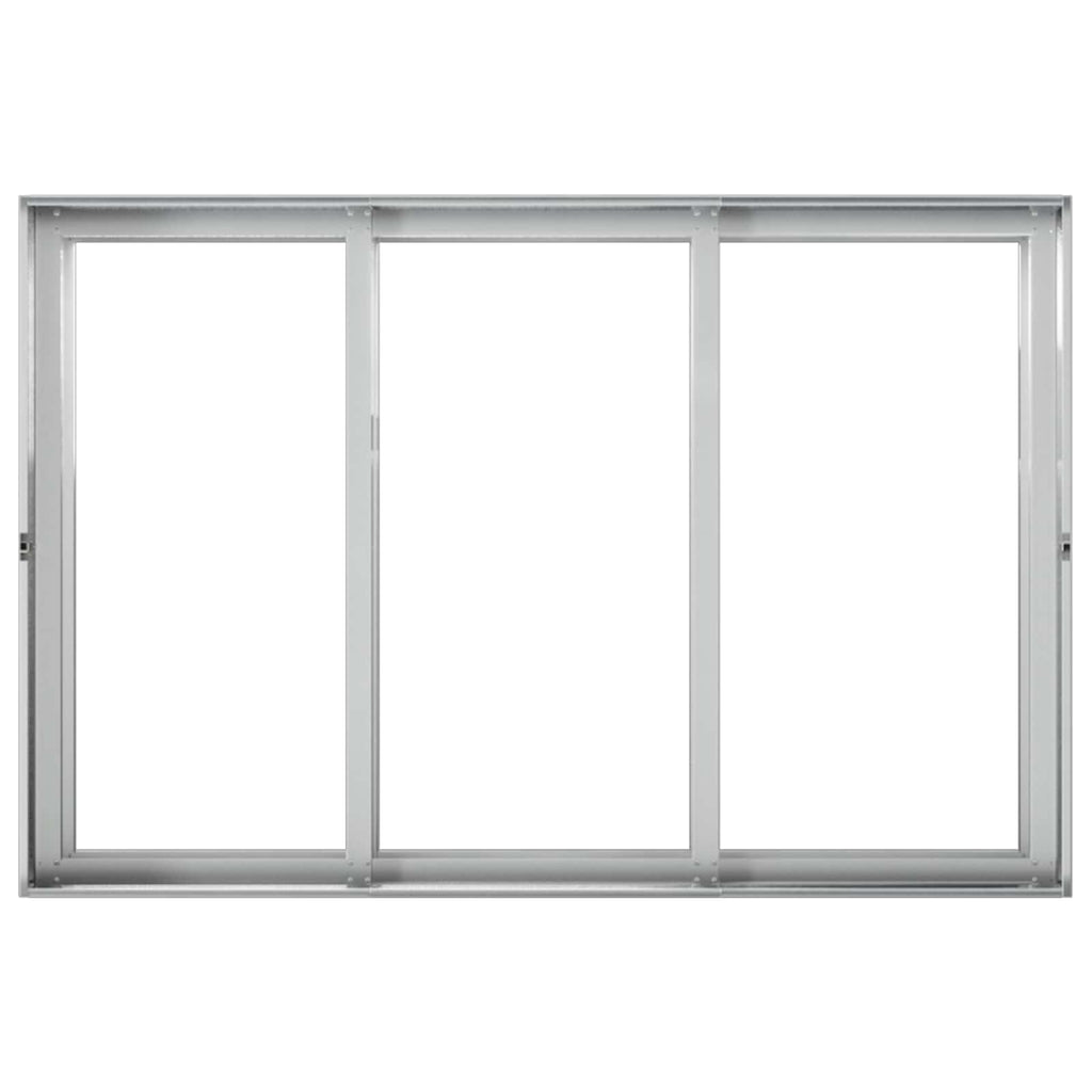 vidaXL Doniczka ogrodowa srebrny 120 x 80 x 60 cm Stal ocynkowana