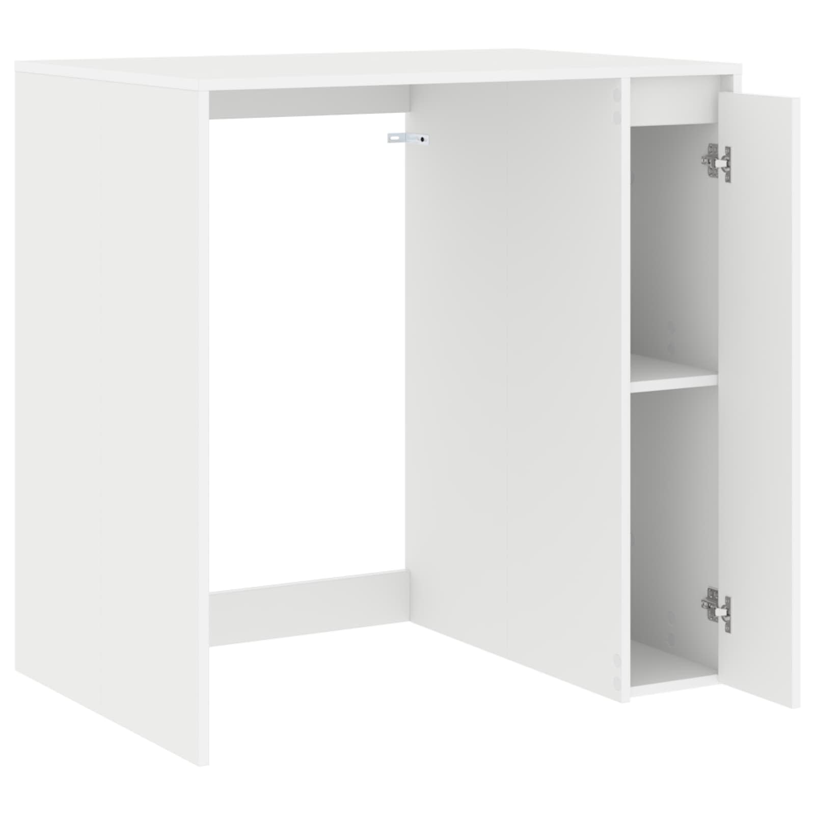 vidaXL Szafka na pralkę Biały 87 x 60 x 89 cm Materiał drewnopochodny