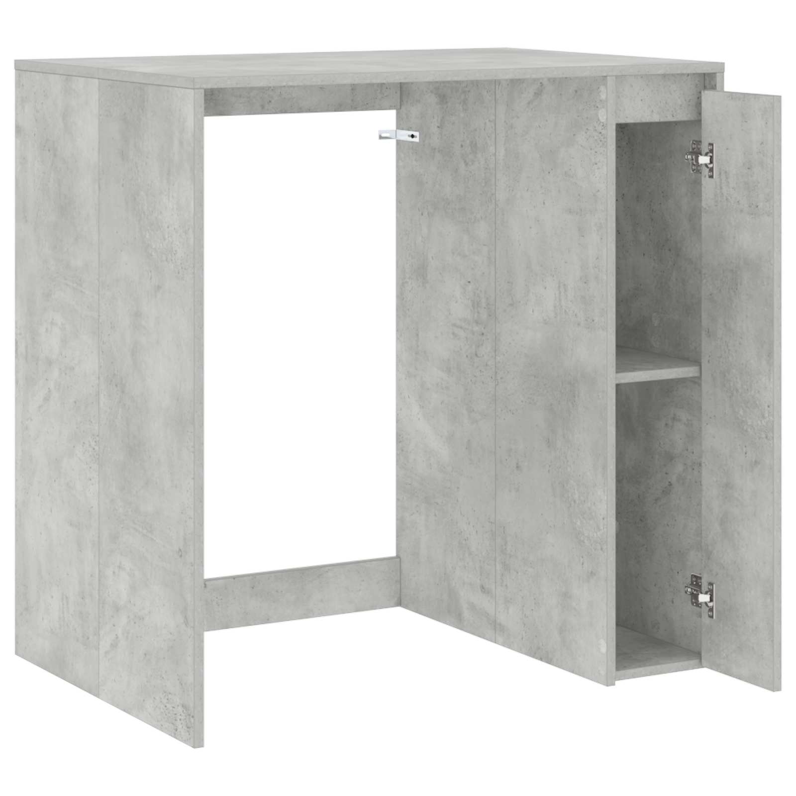 vidaXL Szafka na pralkę z przechowywaniem Betonowy 87 x 60 x 89 cm