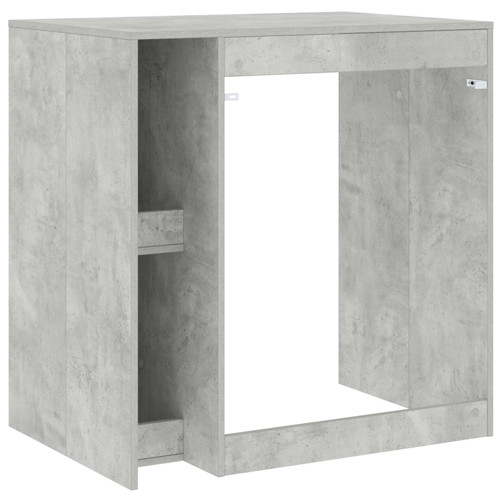 vidaXL Szafka na pralkę z przechowywaniem Betonowy 87 x 60 x 89 cm