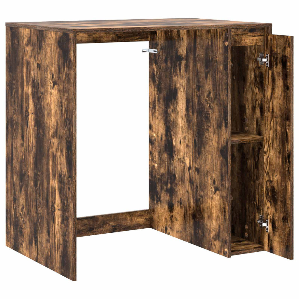 vidaXL Szafka na pralkę z przechowywaniem Dąb wędzony 87 x 60 x 89 cm